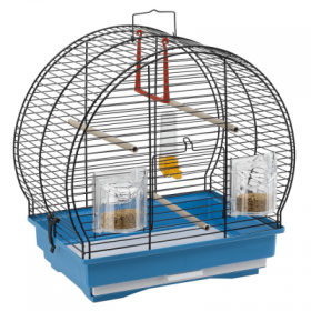 Оборудвана клетка за птици CAGE LUNA 1 BLACK 40х23,5х38,5см.